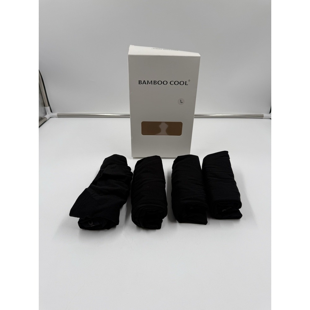 Bamboo Cool Mens Ultra Breathable Underwear No Riding Up Boxer Brief With Comfor